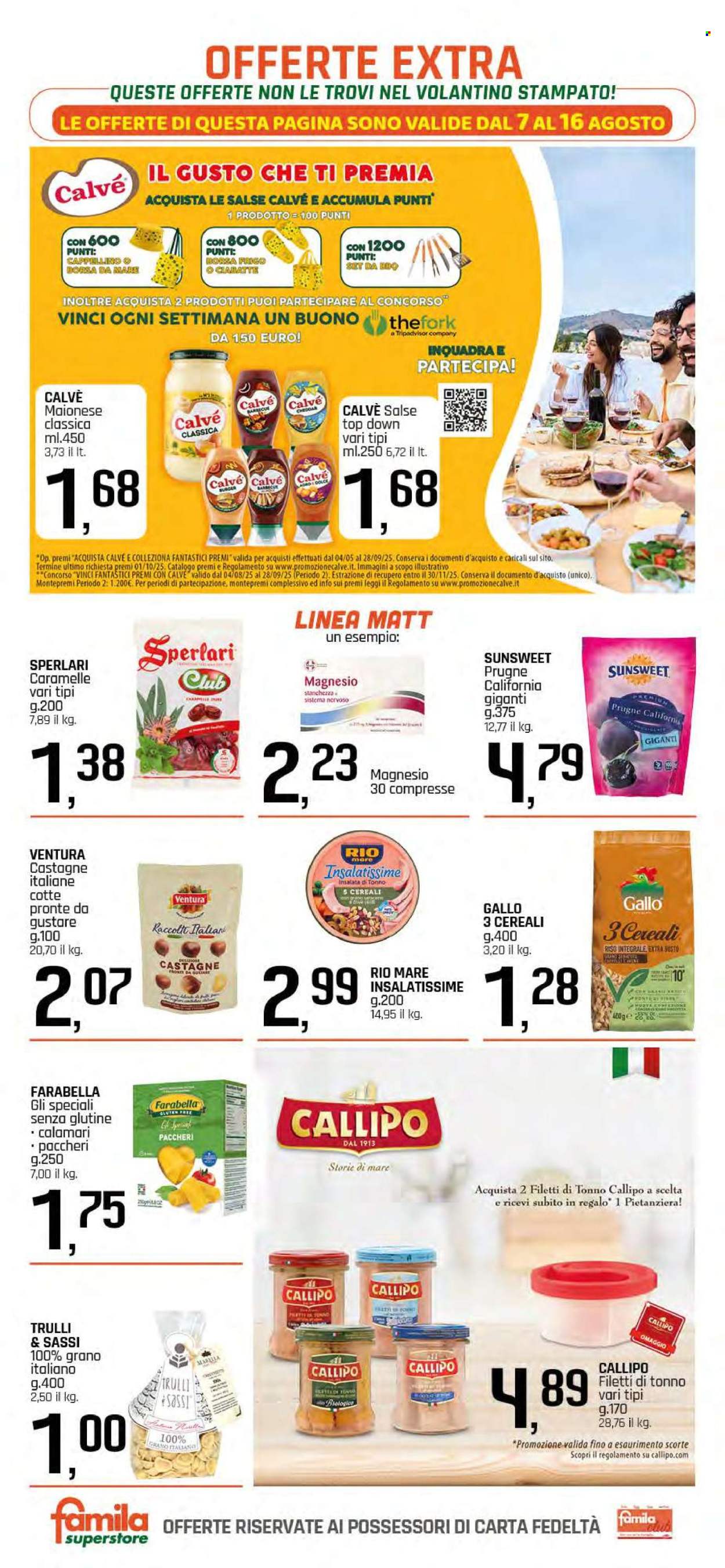Volantino Famila - 7/8/2025 - 15/8/2025. Pagina 21