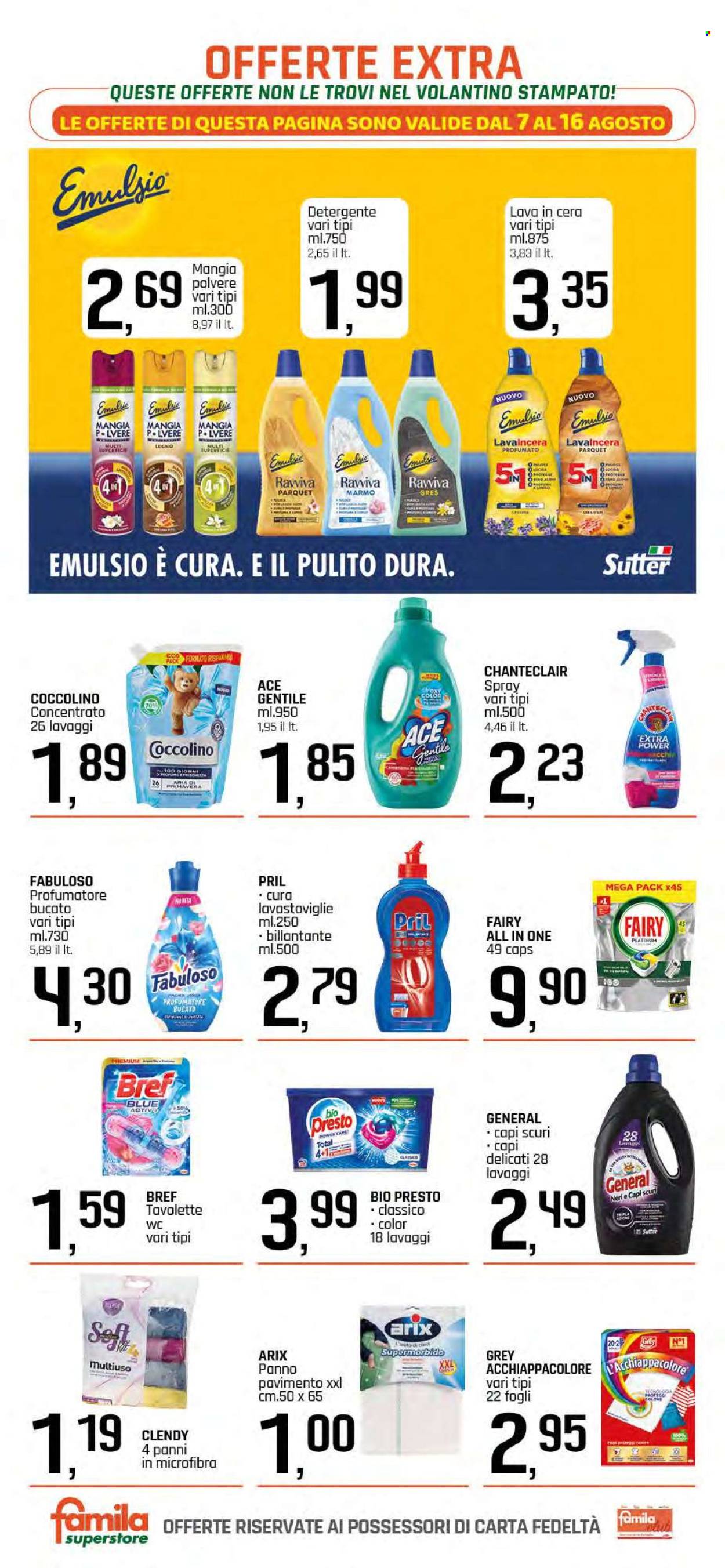 Volantino Famila - 7/8/2025 - 15/8/2025. Pagina 24