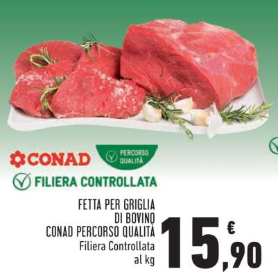 Fetta per griglia di bovino
