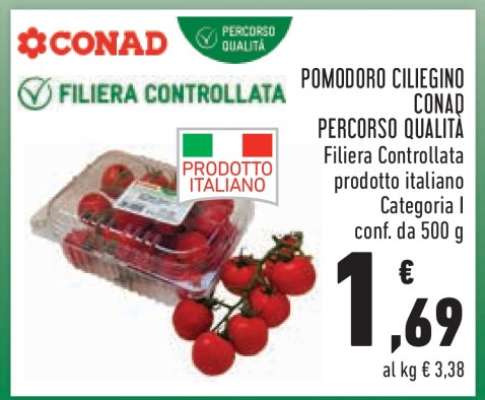 Pomodoro Ciliegino Conad Percorso Qualità