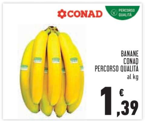 Banane Conad Percorso Qualità