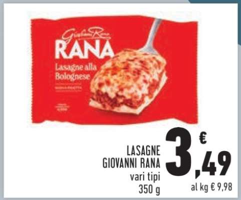 Lasagne Giovanni Rana