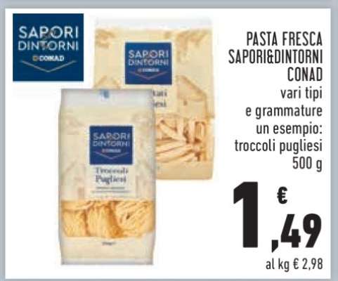 Pasta Fresca Sapori&Dintorni Conad