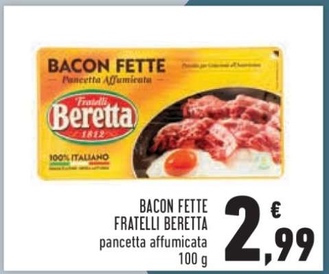 BACON FETTE FRATELLI BERETTA