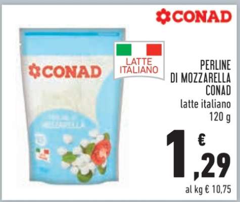 PERLINE DI MOZZARELLA CONAD
