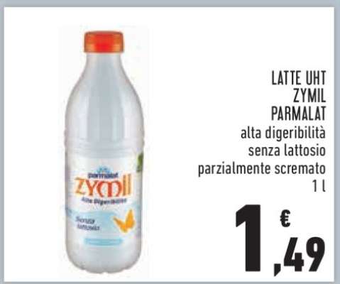 LATTE UHT ZYMIL PARMALAT