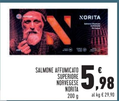 Salmone Affumicato Superiore Norvegese Norita