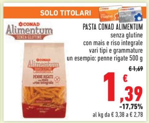 PASTA CONAD ALIMENTUM
