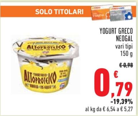 Yogurt Greco Neogal