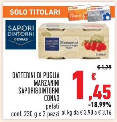 Datterini di Puglia Marzanini Sapori&Dintorni Conad