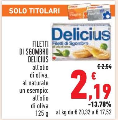Filetti di Sgombro Delicius