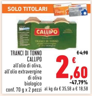 TRANCI DI TONNO CALLIPO