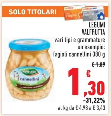 LEGUMI VALFRUTTA
