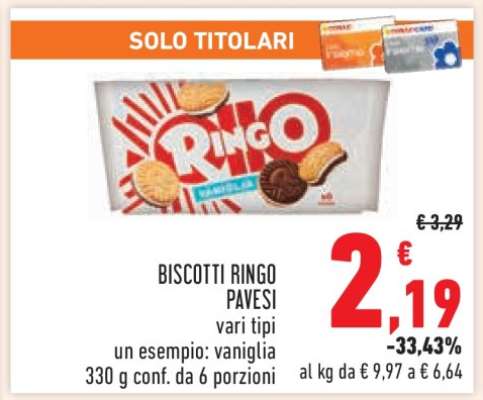 BISCOTTI RINGO PAVESI