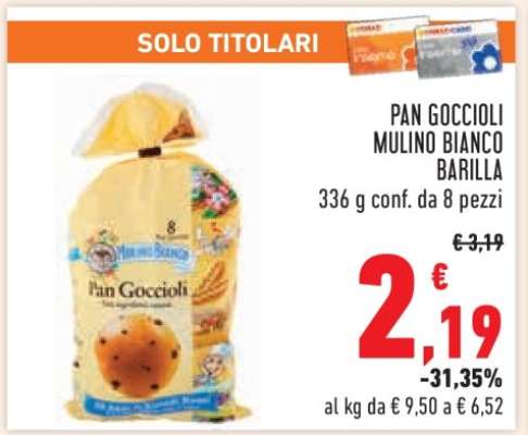 Pan Goccioli Mulino Bianco Barilla
