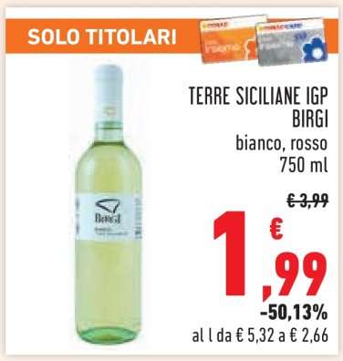 TERRE SICILIANE IGP BIRGI