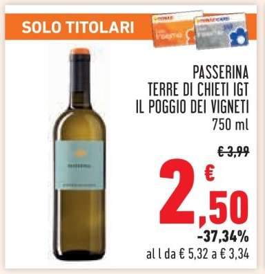 Passerina Terre di Chieti IGT Il Poggio dei Vigneti