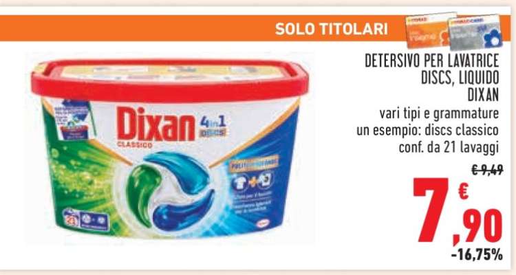 Dixan 4in1 Discs Classico