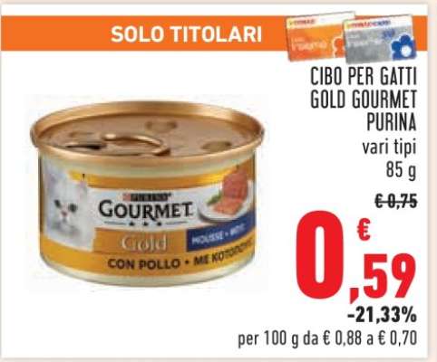 Cibo per gatti Gold Gourmet Purina