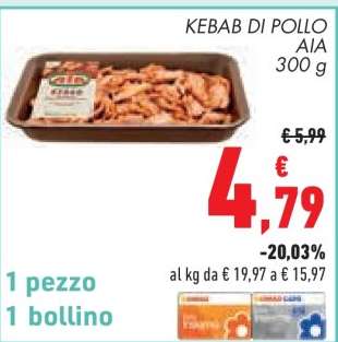 Kebab di pollo