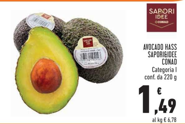 Avocado Hass SAPORI&IDEE CONAD