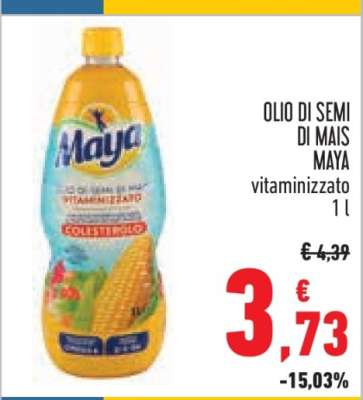 Olio di semi di mais Maya