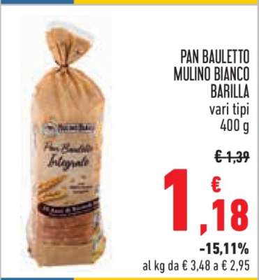 PAN BAULETTO MULINO BIANCO BARILLA
