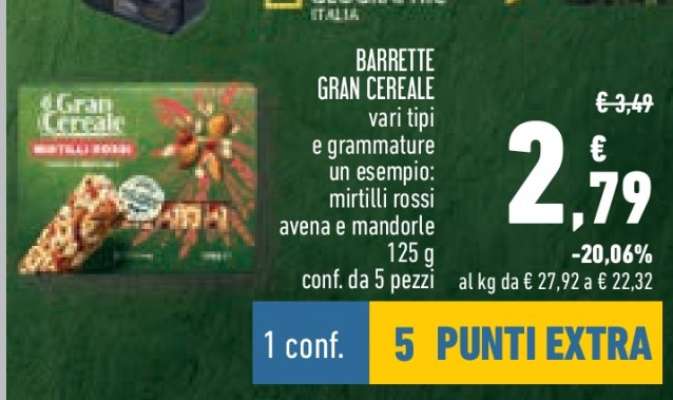 BARRETTE GRAN CEREALE