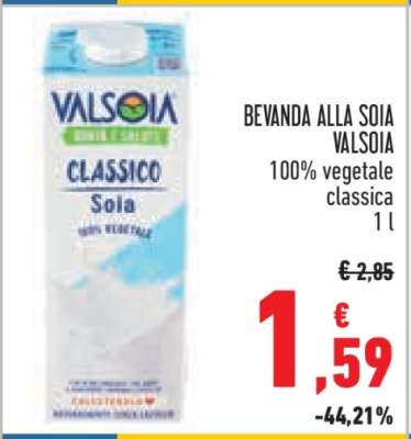 Bevanda alla Soia Valsoia