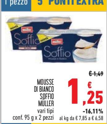 Mousse di Bianco Soffio Müller