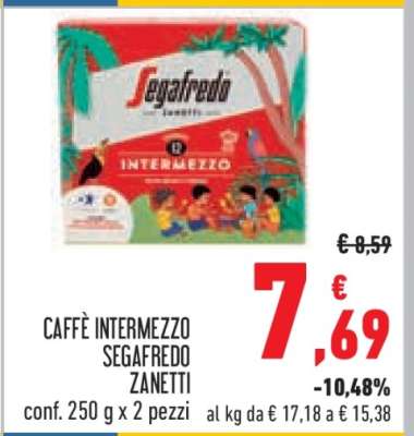 CAFFÈ INTERMEZZO SEGAFREDO ZANETTI