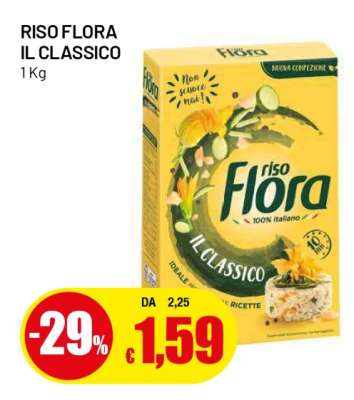 RISO FLORA il classico