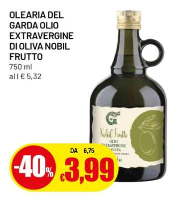 OLEARIA DEL GARDA OLIO EXTRAVERGINE DI OLIVA NOBIL FRUTTO