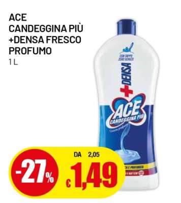 ACE CANDEGGINA PIÙ +DENSA FRESCO PROFUMO