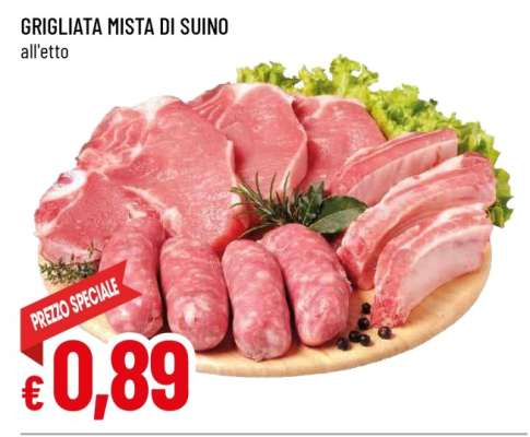 Grigliata mista di suino