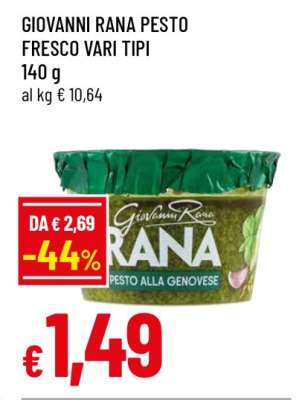 GIOVANNI RANA PESTO FRESCO VARI TIPI
