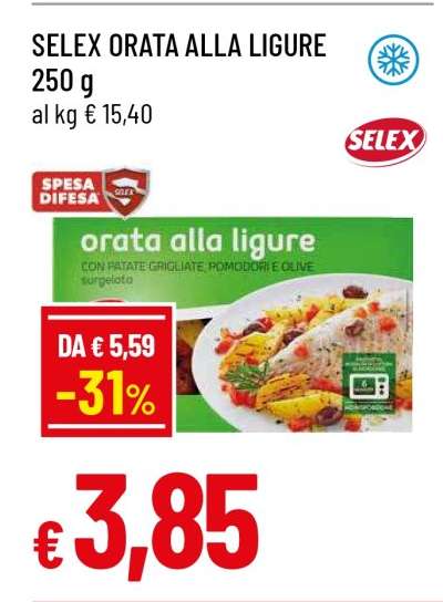 SELEX ORATA ALLA LIGURE