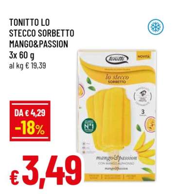 TONITTO LO STECCO SORBETTO MANGO&PASSION