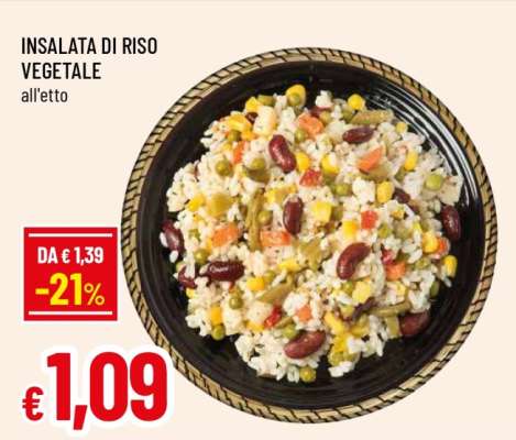 INSALATA DI RISO VEGETALE