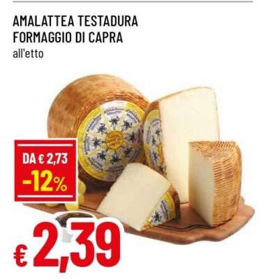 AMALATTEA TESTADURA FORMAGGIO DI CAPRA