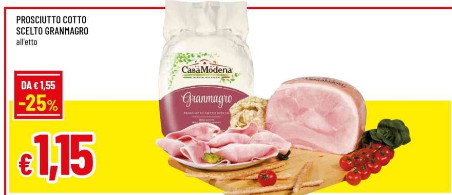 PROSCIUTTO COTTO SCELTO GRANMAGRO