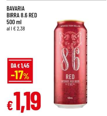 BAVARIA BIRRA 8.6 RED