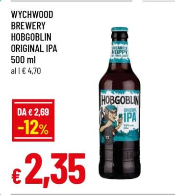 WYCHWOOD BREWERY HOBGOBLIN ORIGINAL IPA 500 ml