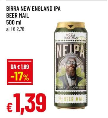 BIRRA NEW ENGLAND IPA BEER MAIL