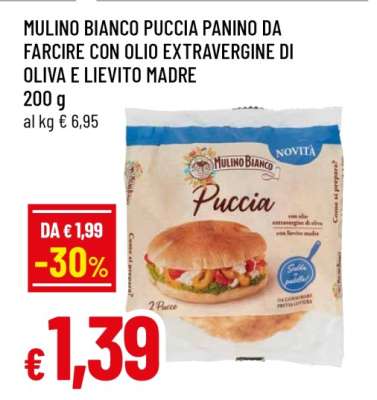 MULINO BIANCO PUCCIA PANINO