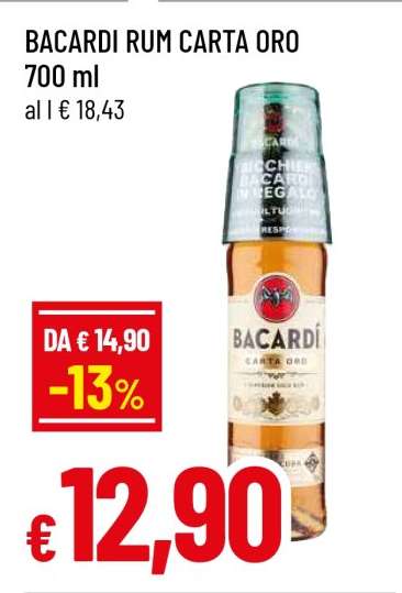 BACARDI Rum Carta Oro