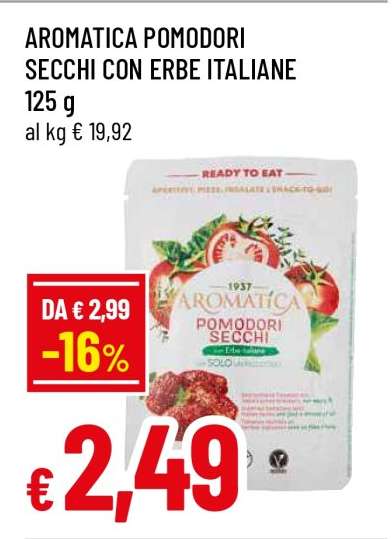 AROMATICA POMODORI SECCHI CON ERBE ITALIANE