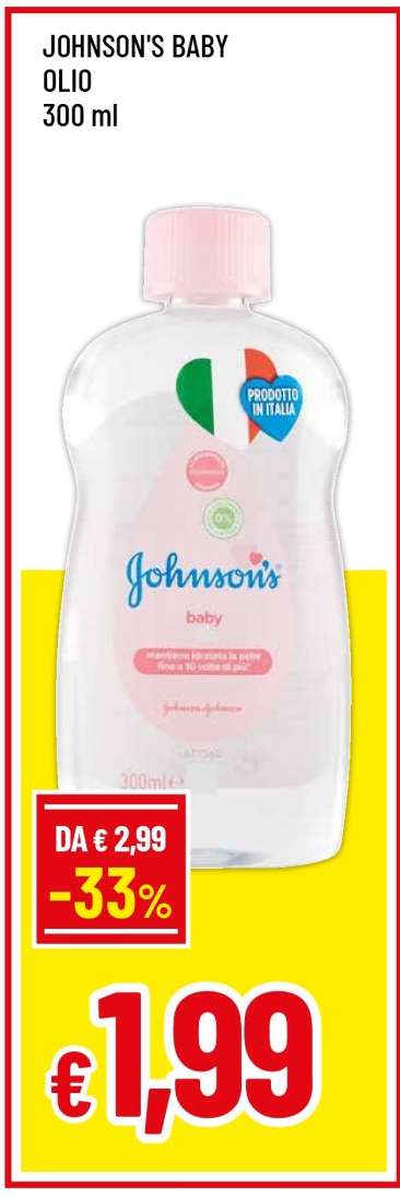 JOHNSON'S BABY OLIO