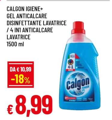 Calgon Igiene+ Gel Anticalcare Disinfettante Lavatrice / 4 in1 Anticalcare Lavatrice