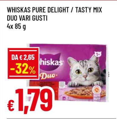 WHISKAS PURE DELIGHT / TASTY MIX DUO VARI GUSTI